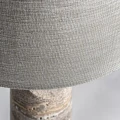 Lampa stołowa wysoka, z szarego trawertynu - Vical