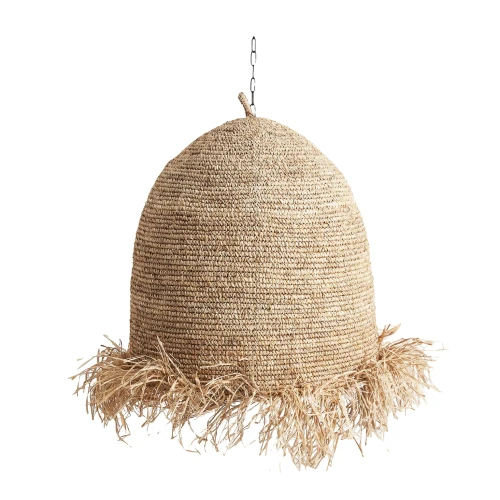 Lampa wisząca pleciona z rafii Ø40 - Vical