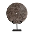 Duża dekoracja marmurowa w formie dysku na stojaku - Vical