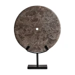 Duża dekoracja marmurowa w formie dysku na stojaku - Vical