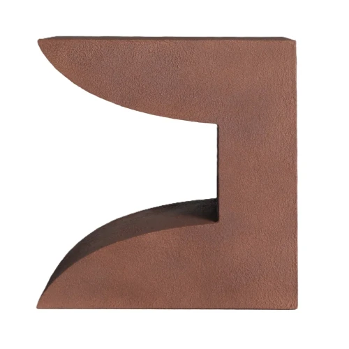 Stolik boczny z betonu z teksturowaną powierzchnią Steinach - Vical