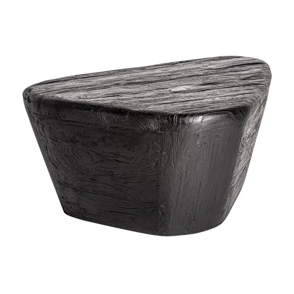 Stolik kawowy nieregularny drewniany Lestans, czarny - Vical