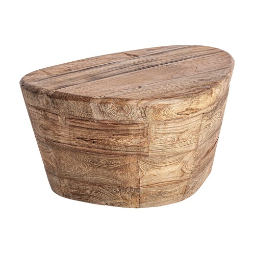 Stolik kawowy nieregularny drewniany Lestans, 60x50 - Vical