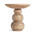 Okrągły stolik drewniany Rimini, suar - Vical