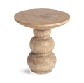 Okrągły stolik drewniany Rimini, suar - Vical