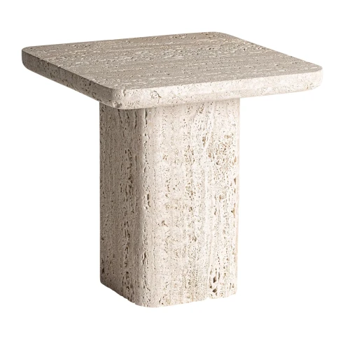 Stoliczek kawowy z trawertynu Theuville - Vical