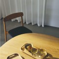 Krzesło drewniane z tapicerowanym siedziskiem Unite, dąb bielony - Andersen Furniture