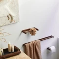 Uchwyt na papier toaletowy drewniany Zaton - Nordal
