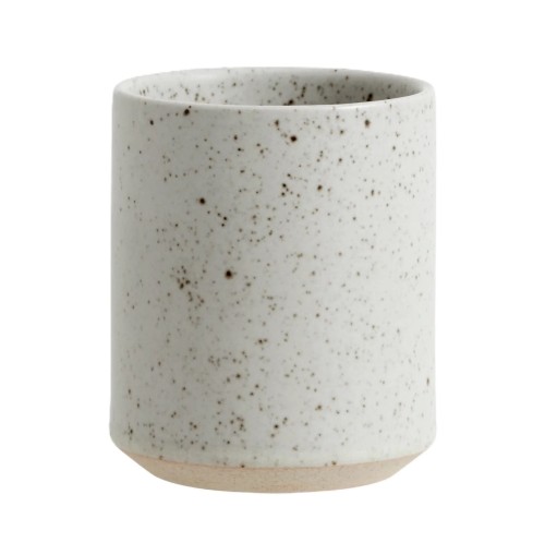 Kubki bez ucha w kropki Grainy piaskowe, 4 szt - Nordal