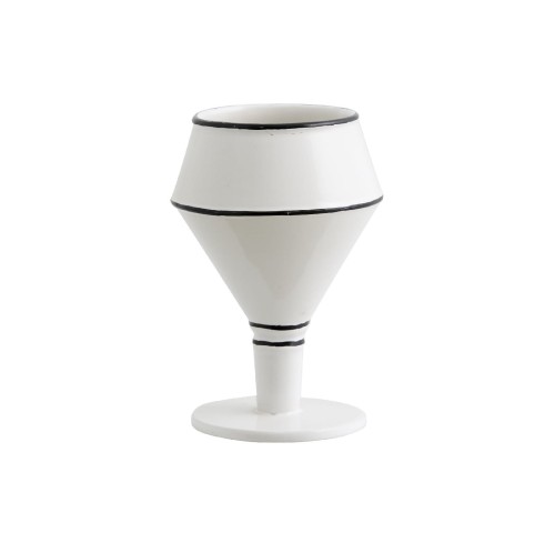 Ceramiczne kieliszki w linie Capparis białe, 2 szt - Nordal