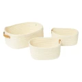 Koszyczki do łazienki Duo Ivory, 3 szt - 5five