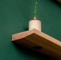 Wąska półka na obrazy i plakaty Floating 43x7, dąb olejowany - EKTA Living