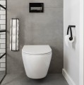 Wieszak na papier toaletowy Bathroom, dąb czarny - EKTA Living