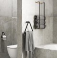 Nowoczesny wieszak na ręczniki Bathroom, dąb olejowany - EKTA Living