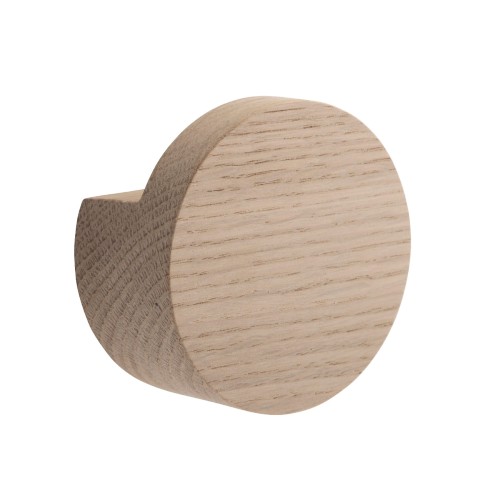 Wieszak pojedynczy drewniany Wood Knot, dąb naturalny, 2 szt - EKTA Living