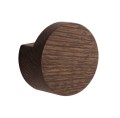 Wieszak pojedynczy drewniany Wood Knot Ø7, dąb wędzony, 2 szt - EKTA Living
