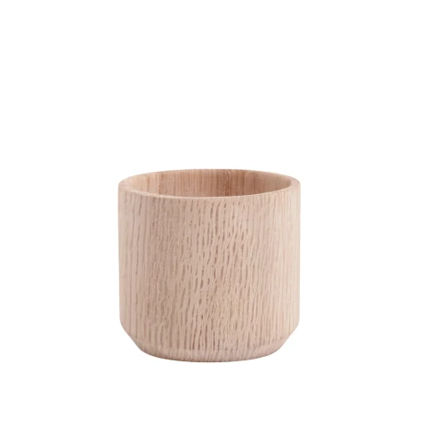 Kieliszki do jajek drewniane Egg Me, dąb naturalny, 2 szt - EKTA Living