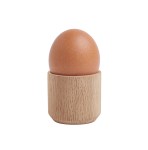 Kieliszki do jajek drewniane Egg Me, dąb olejowany, 2 szt - EKTA Living