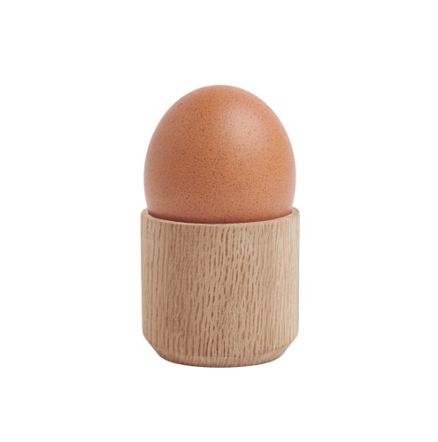 Kieliszki do jajek drewniane Egg Me, dąb olejowany, 2 szt - EKTA Living