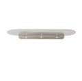 Wąska półka metalowa Fanoe 11x35, srebrna - Nordal