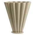 Ceramiczny wazon wąski Colla, piaskowy - Nordal
