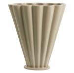 Ceramiczny wazon wąski Colla, piaskowy - Nordal