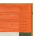Obraz dekoracyjny tekstylny z ręcznie wykonaną plecionką Tissia Orange 50x70 - Atmosphera