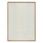 Obraz dekoracyjny tekstylny z ręcznie wykonaną plecionką Tissia Beige 50x70 - Atmosphera