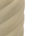 Ceramiczny wazon o skręconym wzorze Coby, zielony - Atmosphera