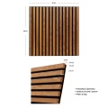 Lamele ścienne MDF na filcu akustycznym Colva 120x60, efekt jasnego dębu - Atmosphera