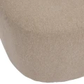 Mały fotel tapicerowany Leone, beżowy - Atmosphera