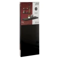 Prosta półka ścienna Fixy 60 cm, czarna - 5five