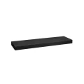 Prosta półka ścienna Fixy 60 cm, czarna - 5five