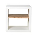 Mała szafka z półką Verona, biała - Pomax
