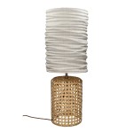 Lampa stołowa rattanowa z plecionką wiedeńską Maestro 71 - Pomax
