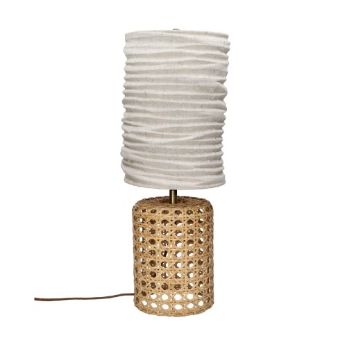 Lampa stołowa rattanowa z plecionką wiedeńską Maestro 54 - Pomax