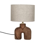 Lampa stołowa drewniana Lampedusa 38 - Pomax