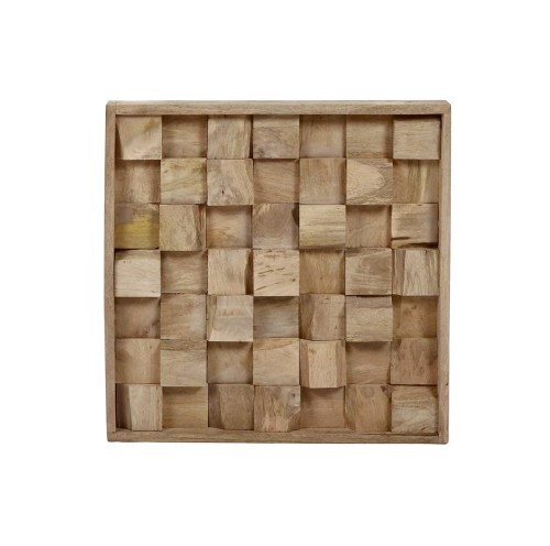 Dekoracja ścienna z drewna mango Mangga 55x55 - Pomax