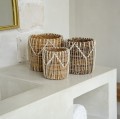 Koszyk pleciony z ozdobnym sznurkiem Macra-mazing Ø20 - Bazar Bizar