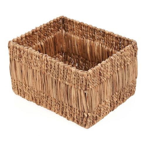 Koszyk prostokątny, pleciony Akuku 39x32 - Bazar Bizar
