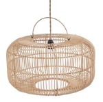 Abażur rattanowy, do lampy wiszącej Arun Ø55 - Bazar Bizar