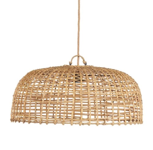 Rattanowy abażur Cloche Ø60 - Bazar Bizar