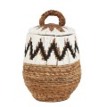 Pleciony kosz z pokrywką Little Bay Beach Ø27 - Bazar Bizar