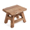 Niski drewniany taboret Yoke 25 - Bazar Bizar