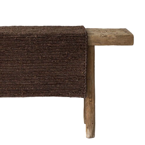 Dywanik z konopi Sumak 60x90, brązowy - Tell Me More