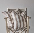 Miękka poszewka na poduszkę Holte Hazelnut 60x60, z lnu stonewashed - Tell Me More