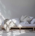 Miękka poszewka na poduszkę Holte Olive 50x50, z lnu stonewashed - Tell Me More