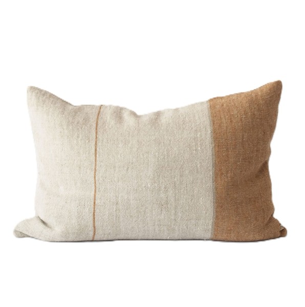 Poszewka na poduszkę z grubego lnu Adrian Spice 40x60 - Tell Me More