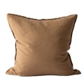 Poszewka na poduszkę z miękkiego lnu stonewashed, 50x50, Hazelnut - Tell Me More