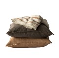 Poszewka na poduszkę z miękkiego lnu stonewashed, 50x50, Hazelnut - Tell Me More